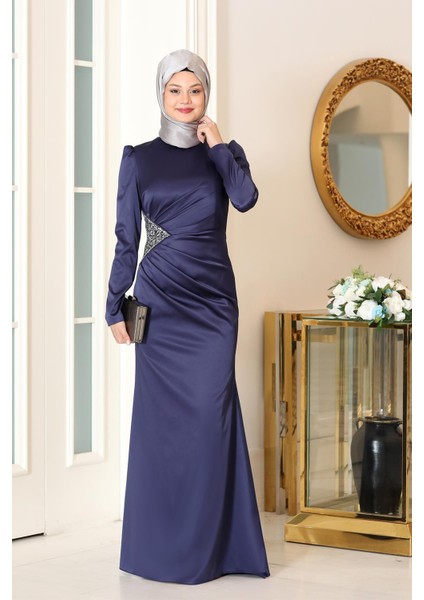 Efsun Abiye Lacivert SN98