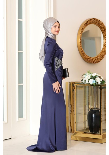 Efsun Abiye Lacivert SN98 modelleri