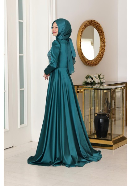 Mihrimah Abiye Elbise Zümrüt SN96 modelleri