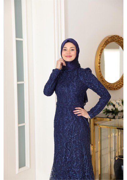 Tuana Abiye Lacivert SN92 fiyatları