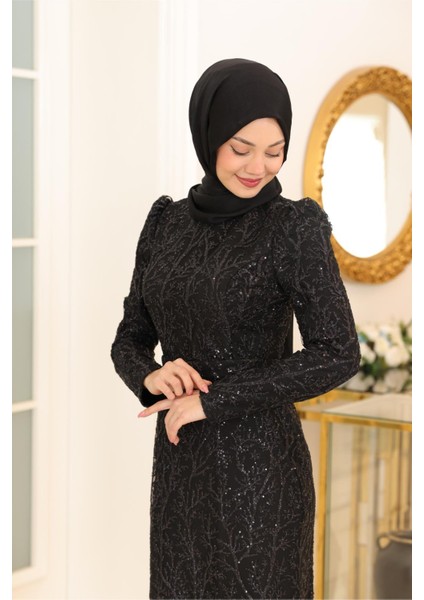 Tuana Abiye Siyah SN92 fiyatları