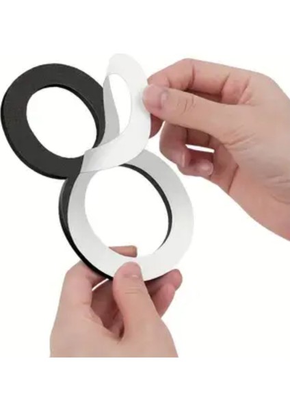 Daire Numarası 1 mm Gümüş Ayna Pleksi Yapışkanlı Ölçü 9x4 cm No- 2 Iki fiyatları