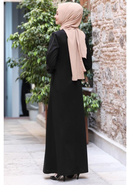 Hira Işlemeli Ferace Siyah SN56 fırsatları