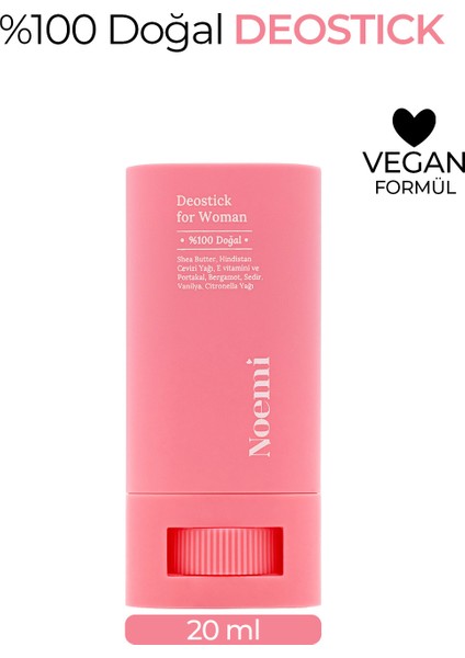 %100 Doğal Deo Stick / Roll On - Vanilya Kokulu Ve Nemlendirici Etkili - 20ml – Daphne