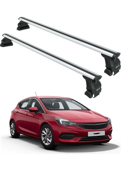 Opel Astra K 2015-2021 Oluksuz Üst Tavan Portbagaj Taşıyıcı Ara Atkısı Toros Serisi Pro 4 Gri