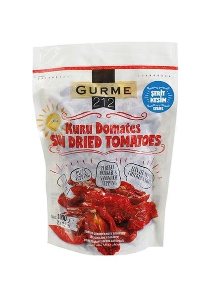Kurutulmuş Domates Şerit Kesim 1 kg