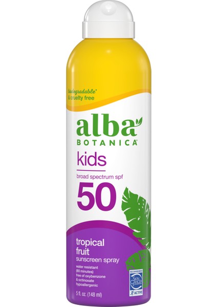 Kids Tropical Fruit Güneş Koruyucu Sprey Spf 50 148 ml