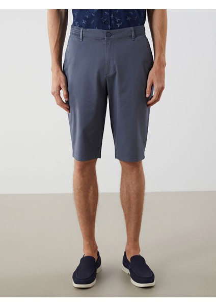 Yeni Sezon Standart Kalip Gabardin Erkek Sort - S51097Z8