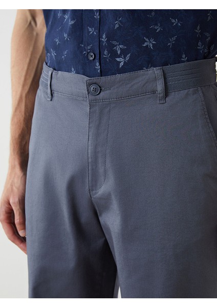 Yeni Sezon Standart Kalip Gabardin Erkek Sort - S51097Z8