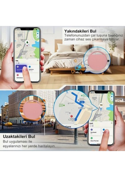 Smart Tag Mfı Sertifikalı Akıllı Takip Cihazı Ios Apple Bul Uyumlu Airtag