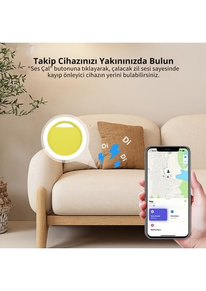 Smart Tag Mfı Sertifikalı Akıllı Takip Cihazı Ios Apple Bul Uyumlu Airtag