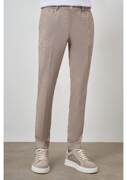 Erkek Vizon Trend Tam Lastikli Slim Fit Pantolon fiyatları
