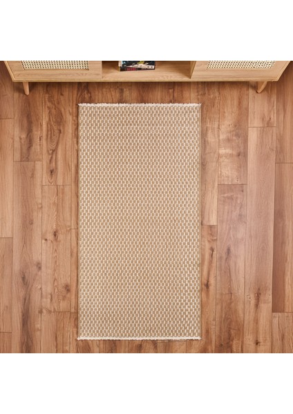 Soft Vime Halı - Bej - 80X150 cm