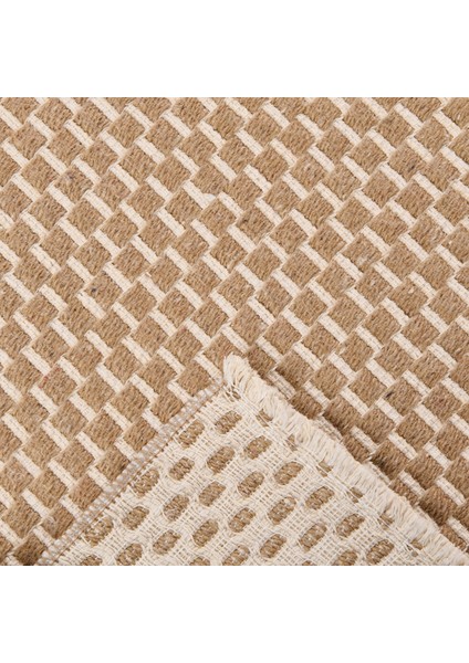Soft Vime Halı - Bej - 80X150 cm