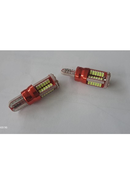 Buz Mavi T10 57 LED Araba Oto Işık Iç Lamba Park Plaka LED Ampul modelleri