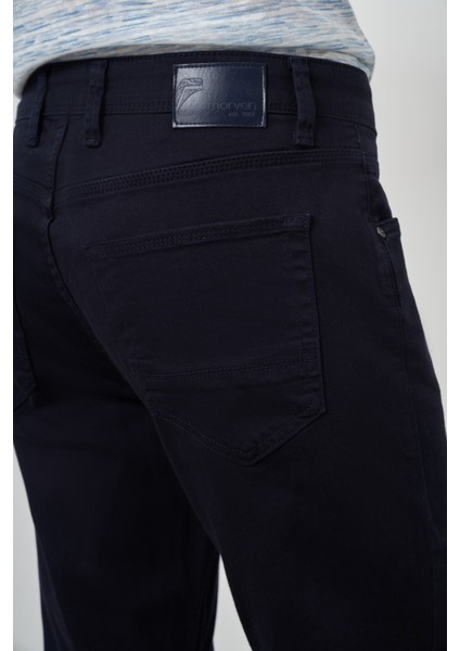 Erkek Lacivert Pamuk 5 Cep Slim Fit Jean Kot Pantolon indirimleri