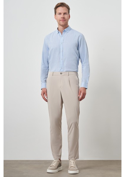 Erkek Taş Trend Slim Fit Tam Lastik Pantolon fiyatları