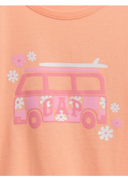 Kız Bebek Turuncu Babygap Grafik T-Shirt fiyatları