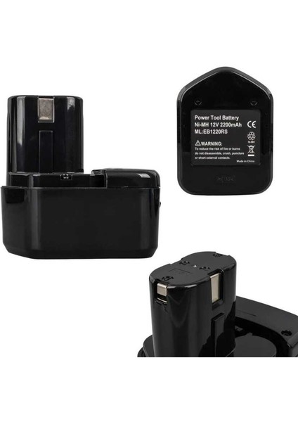 Hitachi Eb 1214S, Eb 1220HL, Eb 1220HS, Eb 1220RS, Eb 1222HL, Eb 1226HL, Eb 1230HL, Eb 1230R, Eb 1230X, Eb 1233X 12V 2.2AH Batarya modelleri