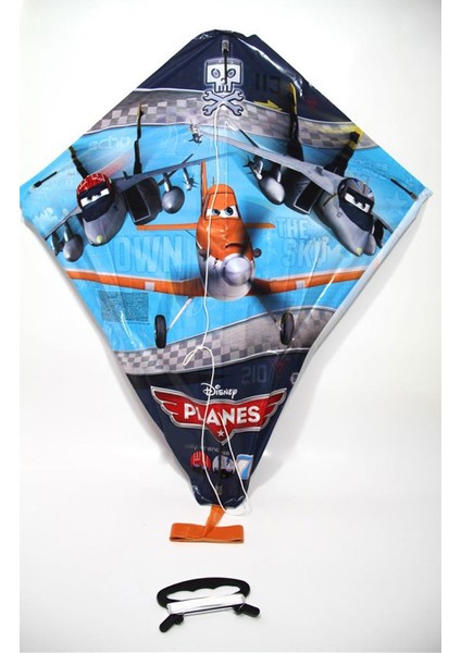 Planes Uçaklar Lisanslı Uçurtma 62X62 cm 30 mt Ip Dahil