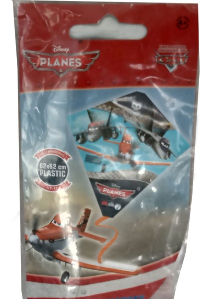 Planes Uçaklar Lisanslı Uçurtma 62X62 cm 30 mt Ip Dahil fiyatları