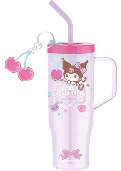 Sanrio Lisanslı Pipetli Plastik Şişe (1250ML) - Kuromi fiyatları