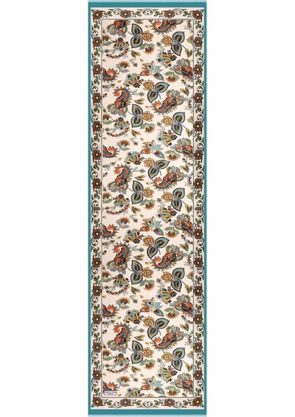 Bej Şal Desen Vual Ipek Fular fırsatları