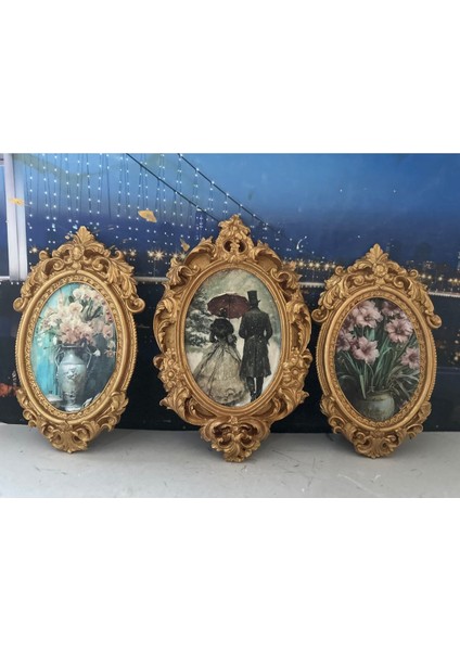 Tasarım 3 Lü Tablo Set 25CM modelleri