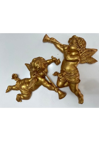 Duvar Süsü Ikili Melek Figürü fırsatları