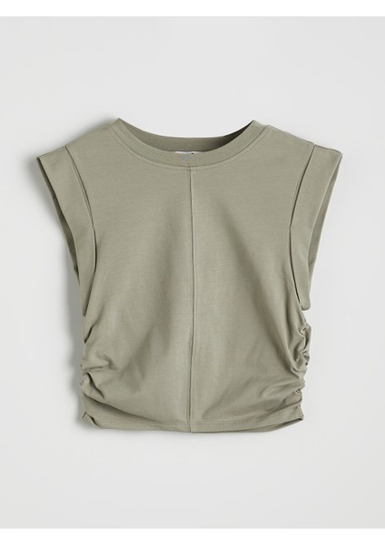 Yeni Sezon Bisiklet Yaka Buzgulu Crop - S5GR73Z8