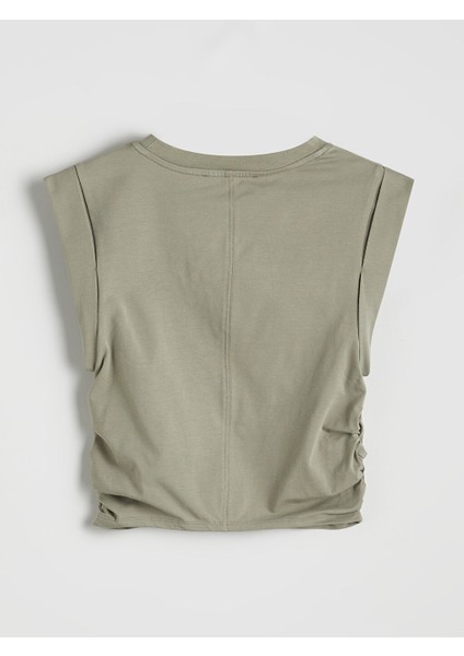 Yeni Sezon Bisiklet Yaka Buzgulu Crop - S5GR73Z8 fiyatları