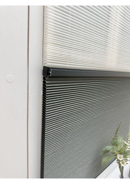 Honeycomb (Bal Peteği) Çiftli Sistem Gece-Gündüz %100 Karartma ve Isı Yalıtımlı Plise Perde