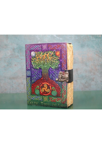 Hayat Ağacı Deri Defter Model 1