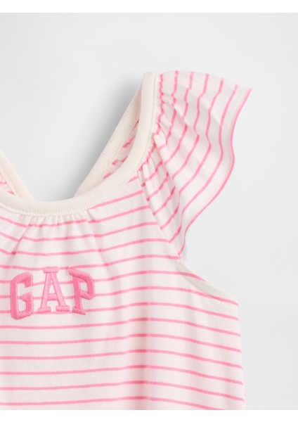 Bebek Açık Pembe Bebek Logo Balon Tulum fiyatları