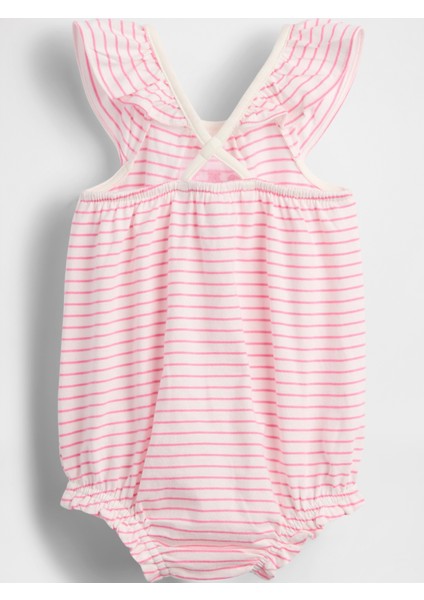 Bebek Açık Pembe Bebek Logo Balon Tulum modelleri