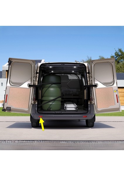 Ford Transit Custom 2013-2023 Arka Tampon Sol Reflektör Kedi Gözü