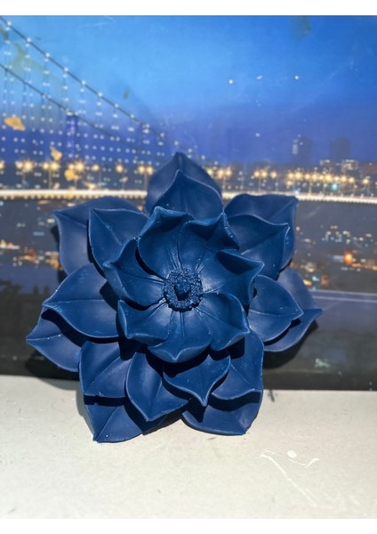 Lotus Mavi Çiçek Büyük 30 cm fırsatları