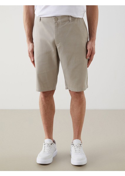 Yeni Sezon Standart Kalip Gabardin Erkek Sort - S51095Z8