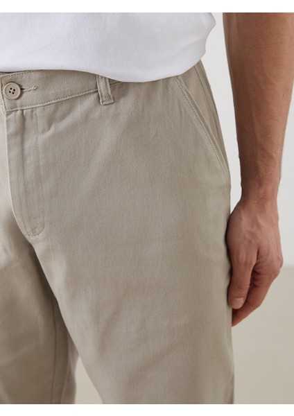 Yeni Sezon Standart Kalip Gabardin Erkek Sort - S51095Z8