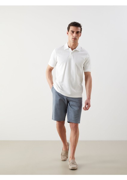 Yeni Sezon Standart Kalip Gabardin Erkek Sort - S51095Z8