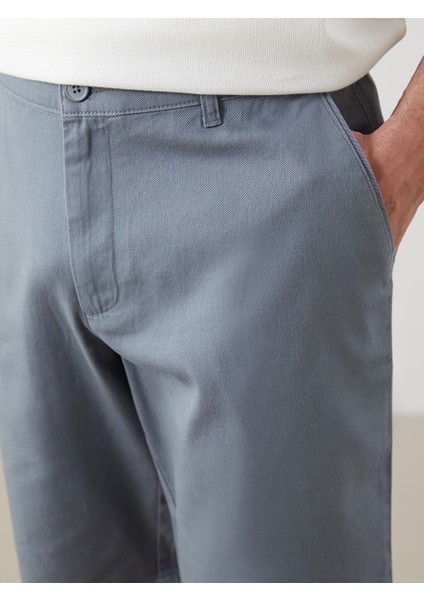Yeni Sezon Standart Kalip Gabardin Erkek Sort - S51095Z8