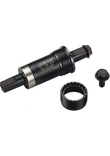 Neco Bisiklet Kaset Orta Yatak Rulmanlı 122MM Kutulu Siyah YTK-206