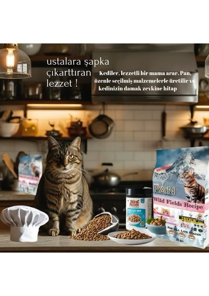 Premium Tavuklu Yetişkin Kedi Maması 15 kg fiyatları