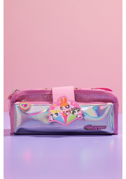 Powerpuff Girls Lisanslı Holografik Kırtasiye Çantası fırsatları