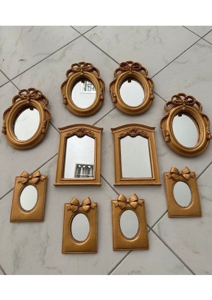 Tasarım Küçük Duvar Tablo Set 10 Lu , Büyük Halat Model 20 cm Küçük Fiyonklu 14CM fırsatları