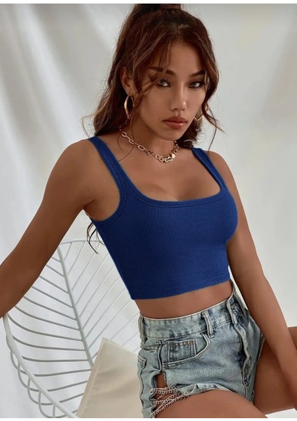 Kalın Askılı Crop