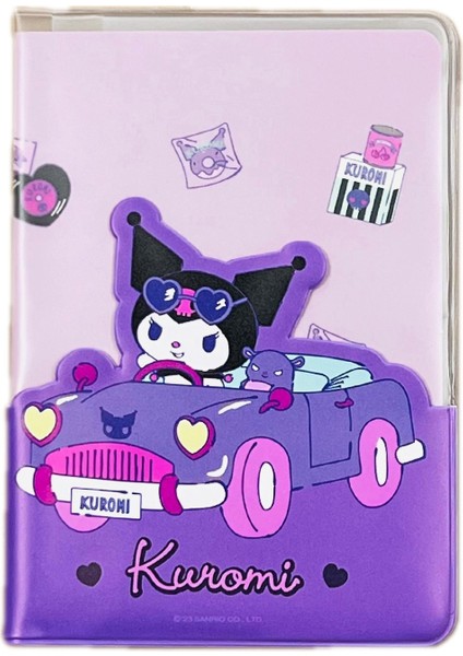Sanrio Lisanslı Pasaport Kılıfı - Kuromi