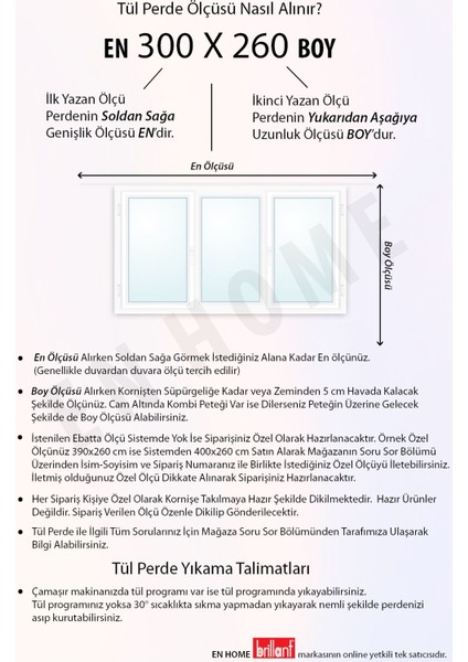 Gold Ottoman 1/3 Sık Pileli Ütü Istemez Kırışmaz 3 Sıra Işlemeli Tül Perde