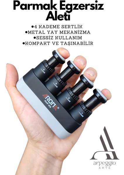Aroma | Parmak Egzersiz Aleti – Gitar Pratiği ve El Kas Gücü Için Trainer |parmak Kası Geliştirici |guitar Practice Tool - Arpeggio Arte fiyatları
