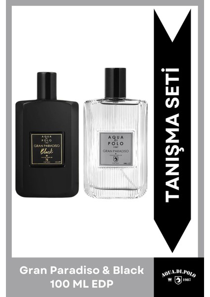 Gran Paradiso & Gran Paradiso Black 100 ml Edp Ikili Erkek Parfüm Seti STCC021378